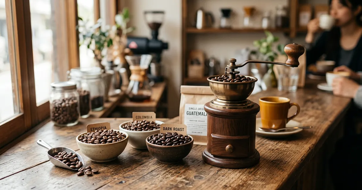 コーヒー豆の選び方｜焙煎度と産地で自分好みの一杯を見つける